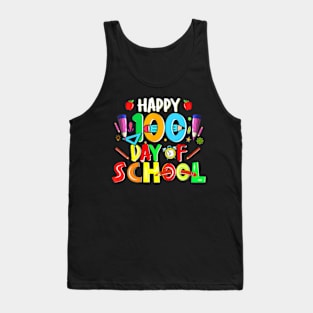 Happy 100Th Day Of School 100 Days Smarter Tank Top